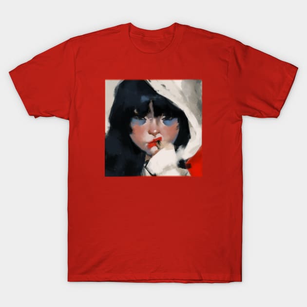 Loose Portrait Painting T-Shirt by Bea Robbins